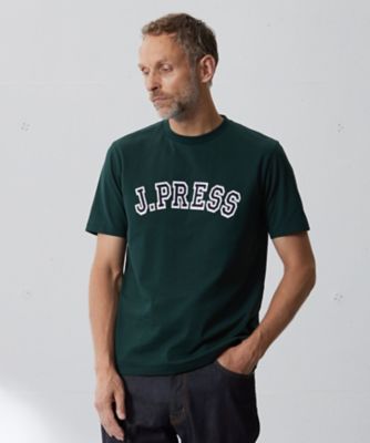 ＜三越伊勢丹/公式＞【SALE】J.PRESS (Men)/ジェイ・プレス アーチロゴ Tシャツ ミドリ トップス【三越伊勢丹/公式】