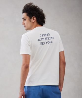 ＜J.PRESS (Men)＞バックプリントＴシャツ（ＫＨＯＶＳＭ０５０２）