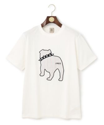【ＵＮＩＳＥＸ】ファブリックワッペンブルドックＴシャツ（ＫＨＯＶＳＭ０５０６）