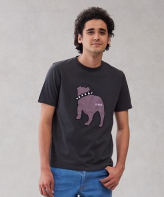 【ＵＮＩＳＥＸ】ファブリックワッペンブルドックＴシャツ（ＫＨＯＶＳＭ０５０６）