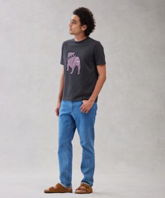 【ＵＮＩＳＥＸ】ファブリックワッペンブルドックＴシャツ（ＫＨＯＶＳＭ０５０６）