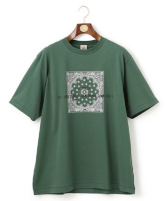 【ＫＩＮＧ　ＳＩＺＥ】ペイズリーバンダナプリントＴシャツ（ＫＨＯＸＣＡ０６１０）