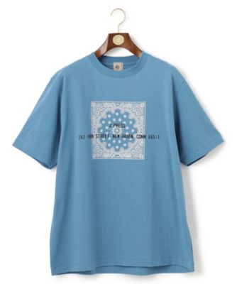 【ＫＩＮＧ　ＳＩＺＥ】ペイズリーバンダナプリントＴシャツ（ＫＨＯＸＣＡ０６１０）