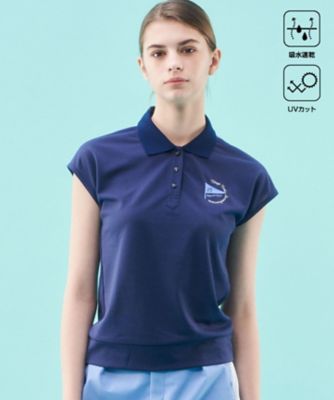 【ＷＯＭＥＮ】【吸水速乾／ＵＶカット】メッシュフレンチポロシャツ（ＫＨＶＬＣＭ０５０８）