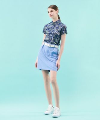 【ＷＯＭＥＮ】【吸水速乾／ＵＶカット】パリマップ総柄ポロシャツ（ＫＨＶＬＣＭ０５２８）
