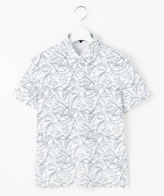 23区GOLF/ニジュウサンクゴルフ 【WOMEN】遮熱エイトムーブ リーフポロシャツ 吸水速乾 UVカット ストレッチ性(KHVLGM0118)