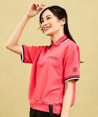 【ＷＯＭＥＮ】【吸水速乾／ＵＶケア】トレンド感のあるゆったりシルエットが新鮮！４色から選べるゴルフポロシャツ（ＫＨＶＬＧＳ０３０８）