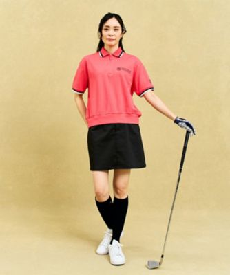 【ＷＯＭＥＮ】【吸水速乾／ＵＶケア】トレンド感のあるゆったりシルエットが新鮮！４色から選べるゴルフポロシャツ（ＫＨＶＬＧＳ０３０８）
