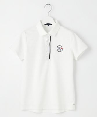 ブラックウィドウ ポロシャツ Mサイズ One Line Over Size Zip Up Polo Shirt - Black – LÝFT
