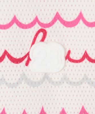【WOMEN】ウェーブロゴプリントノースリーブシャツ WOMEN】ウェーブロゴプリントノースリーブシャツ