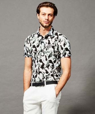 人気企画！マンギラオコラボ　迷彩柄　プリント　シャツ（ＫＨＶＴＢＭ０６１５）