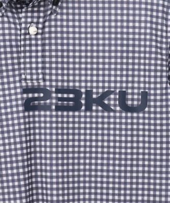 MEN】【接触冷感・UVケア・吸水速乾】ギンガムチェック柄