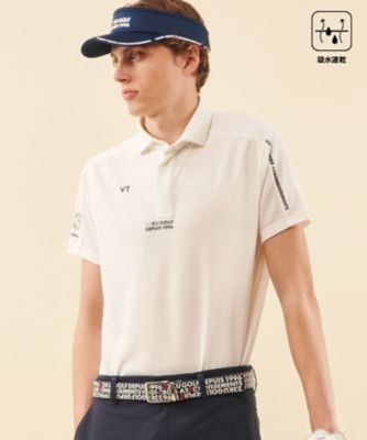 23区GOLF/ニジュウサンクゴルフ 【MEN】【吸水速乾】ポンチコンビ ポロシャツ(KHVTCM0415)