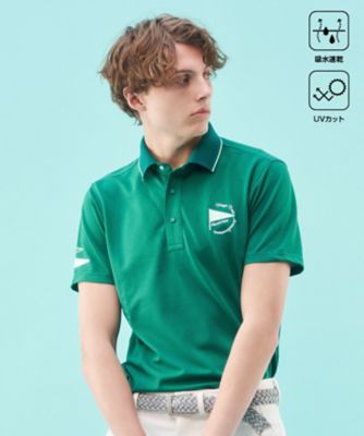 23区GOLF/ニジュウサンクゴルフ 【MEN】【吸水速乾・UVケア】ストレッチメッシュ ポロ(KHVTCM0505)