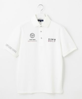 23区GOLF/ニジュウサンクゴルフ 【MEN】グラフィックロゴ 半袖ポロシャツ(KHVTCM0725)