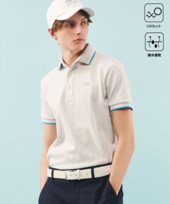 23区GOLF/ニジュウサンクゴルフ 【MEN】【UVケア/吸水速乾】ハニカムカノコ 半袖ポロシャツ(KHVTCS0305)