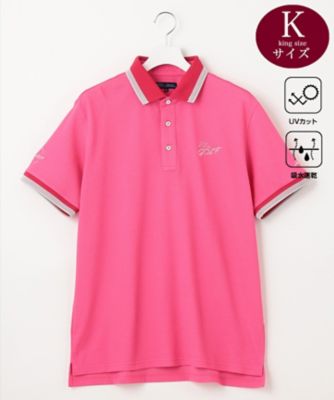 【ＭＥＮ】【キングサイズ／ＵＶケア／吸水速乾】ハニカムカノコ　半袖ポロシャツ（ＫＨＶＴＣＳ０３０６）