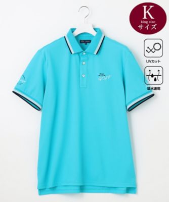 【ＭＥＮ】【キングサイズ／ＵＶケア／吸水速乾】ハニカムカノコ　半袖ポロシャツ（ＫＨＶＴＣＳ０３０６）