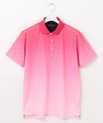 【ＭＥＮ】【ＵＶケア／吸水速乾】グラデーションロゴ　半袖ポロシャツ（ＫＨＶＴＣＳ０３１５）