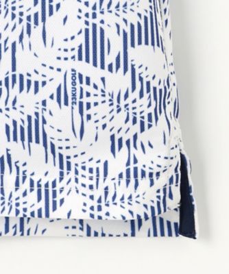 【ＭＥＮ】【吸水速乾／ＵＶカット】大人が着やすい柄ポロシャツ　リゾートなムードも◎リーフ柄　ポロシャツ（ＫＨＶＴＧＭ０４３５）