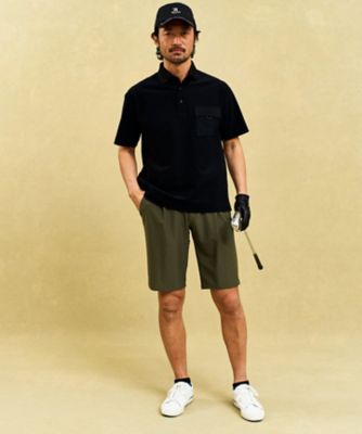 【ＭＥＮ】機能に優れた新素材「ＡＩＲ　ＴＯＯＬ」で暑い夏を快適に　ポケットポロシャツ　接触冷感　ＵＶカット　高通気　ストレッチ　イージーケア