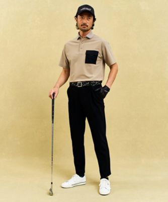 【ＭＥＮ】機能に優れた新素材「ＡＩＲ　ＴＯＯＬ」で暑い夏を快適に　ポケットポロシャツ　接触冷感　ＵＶカット　高通気　ストレッチ　イージーケア