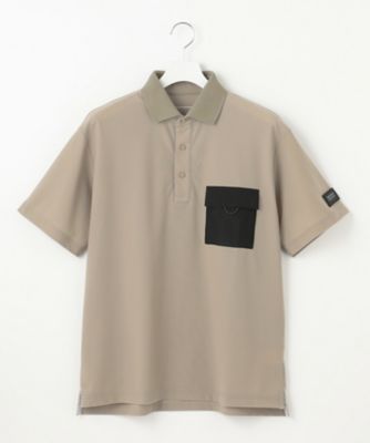 【ＭＥＮ】機能に優れた新素材「ＡＩＲ　ＴＯＯＬ」で暑い夏を快適に　ポケットポロシャツ　接触冷感　ＵＶカット　高通気　ストレッチ　イージーケア
