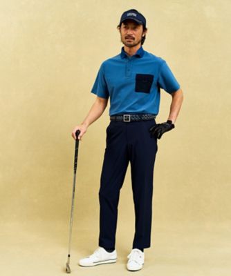 【ＭＥＮ】機能に優れた新素材「ＡＩＲ　ＴＯＯＬ」で暑い夏を快適に　ポケットポロシャツ　接触冷感　ＵＶカット　高通気　ストレッチ　イージーケア