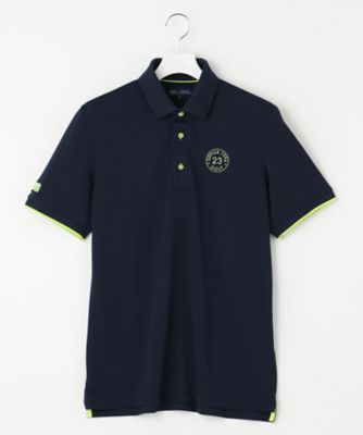 希少モデル! 美USED ANEW GOLF メンズ半袖ポロシャツ ナイロン配色 希少モデル! 美USED ANEW GOLF メンズ半袖ポロシャツ ナイロン配色