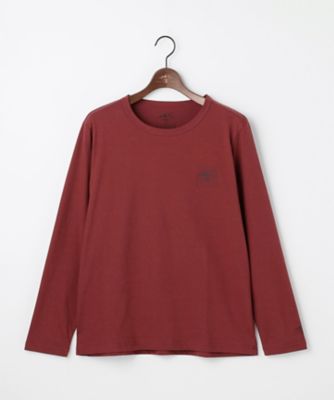 JOSEPH ABBOUD (Men) /ジョセフ アブード【JAPANファブリック/吸水速乾】プレーティング天竺アウトドア Tシャツ(KK1HGA0651) 015_ワイン トップス【三越伊勢丹/公式】