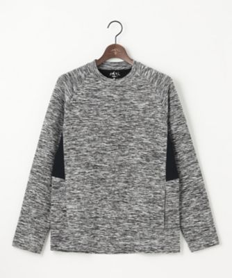 【SALE】JOSEPH ABBOUD (Men) /ジョセフ アブード メランジクルーネック ロングスリーブ Tシャツ(KK1HSW0654) 003_ライトグレー トップス【三越伊勢丹/公式】