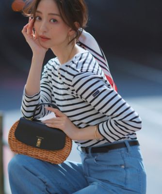 ＜23区 L (Women/大きいサイズ)＞【洗える】Ａｒｍｏｒ－ｌｕｘ　スムース　ボーダー　カットソー（ＫＫ２６ＳＭ０３３０）