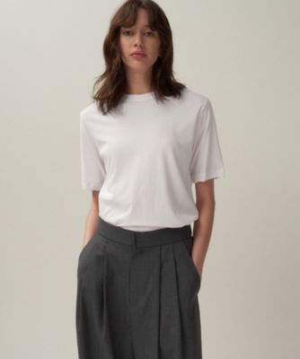 ＜ATON (Women/Men)＞ＦＲＥＳＣＡ　ＳＩＮＧＬＥ　ＪＥＲＳＥＹ　｜　スタンダードＴシャツ（ＫＫＡＧＧＭ０４０１）
