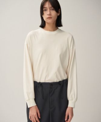 ＜ATON (Women/Men)＞ＦＲＥＳＣＡ　ＮＵＢＵＣＫ　｜　ロングスリーブＴシャツ（ＫＫＡＧＧＷ０６０４）