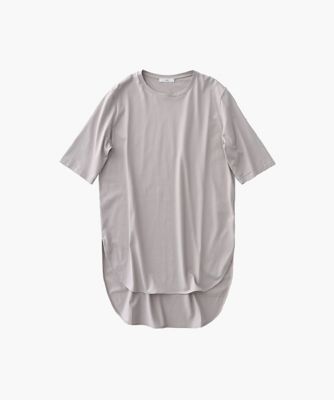 ＜ATON (Women/Men)＞ＳＵＶＩＮ　６０／２　｜　ラウンドヘム　Ｓ／Ｓ　Ｔシャツ（ＫＫＡＧＩＭ００１６）