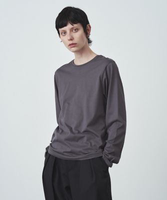 ＜ATON (Women/Men)＞ＳＵＶＩＮ　６０／２　｜　パーフェクト　Ｌ／Ｓ　Ｔシャツ（ＫＫＡＧＩＭ０８０５）