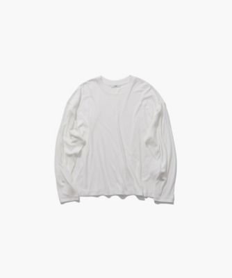Kaori　everyone luxury cotton ロンT COTTON LINEN FRAISE ｜ ロングスリーブTシャツ