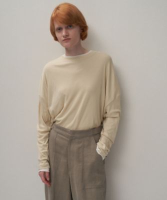COTTON LINEN FRAISE ｜ ロングスリーブTシャツ