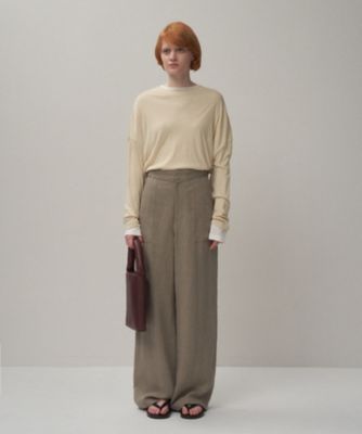COTTON LINEN FRAISE ｜ ロングスリーブTシャツ