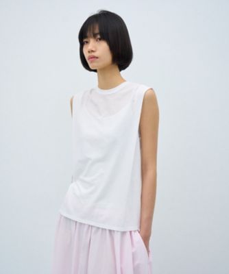 SHRINK FRESCA JERSEY ｜ スリーブレスプルオーバー