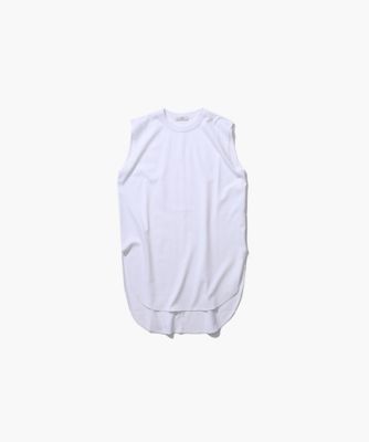 ＜ATON (Women/Men)＞ＳＵＰＩＭＡ　ＡＩＲ　１２／－　｜　ラウンドヘムタンクトップ（ＫＫＡＧＮＭ００３２）