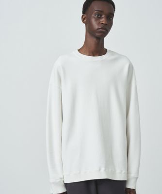 ＜ATON (Women/Men)＞ＧＡＲＭＥＮＴ　ＤＹＥ　ＵＲＡＫＥ　｜　オーバーサイズスウェットシャツ　－　ＵＮＩＳＥＸ（ＫＫＡＧＮＷ０１０１）