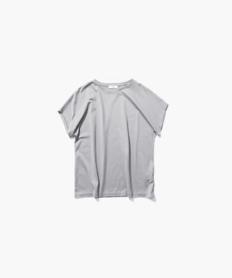 ＜ATON (Women/Men)＞ＳＵＶＩＮ　６０／２　｜　キャップスリーブＴシャツ（ＫＫＡＧＳＷ００１７）