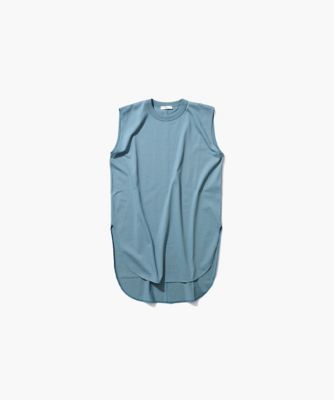 ＜ATON (Women/Men)＞ＳＵＰＩＭＡ　ＡＩＲ　１２／－　｜　ラウンドへムタンクトップ（ＫＫＡＧＳＷ００３２）