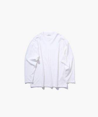 ＜ATON (Women/Men)＞ＦＲＥＳＣＡ　ＰＬＡＴＥ　｜　オーバーサイズロングスリーブＴシャツ　－　ＵＮＩＳＥＸ（ＫＫＡＧＳＷ００４１）