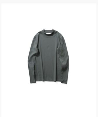 未使用】ATON SUVIN あたたか FRISE FLARED DRESS チャコール