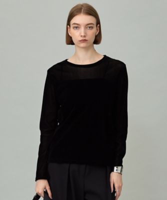 洗える】フロッキーベロア プルオーバー（KKCMGA0307