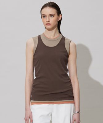 ＜ICB L (Women/大きいサイズ)＞【洗える】レイヤードタンク（ＫＫＣＭＧＭ０５０７）