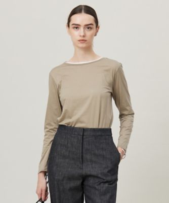 ＜ICB L (Women/大きいサイズ)＞【洗える】４６Ｇハンドレッドジャージー　プルオーバー（ＫＫＣＭＧＳ０３０８）