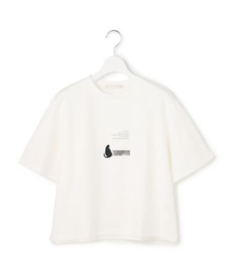 ロゴTEE（猫モチーフ）（KKCMLM0408） | ICB L (Women